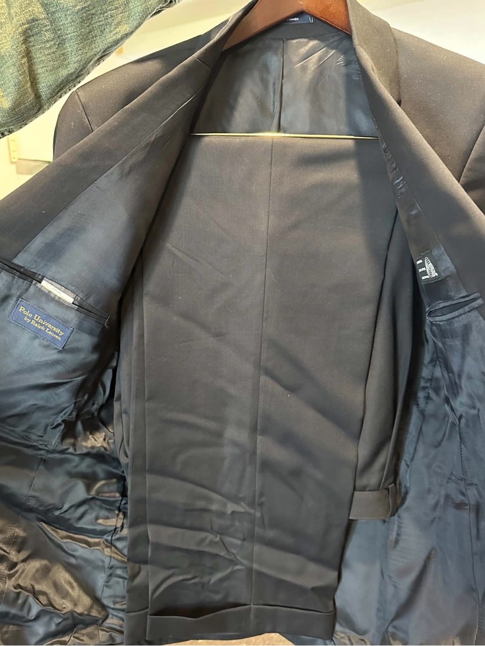 Ralph Lauren black suit